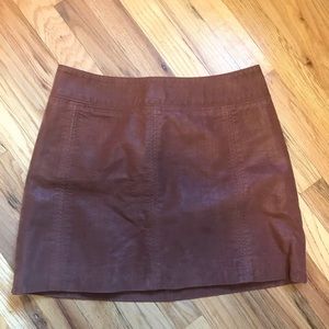 Free People Faux Leather Skirt